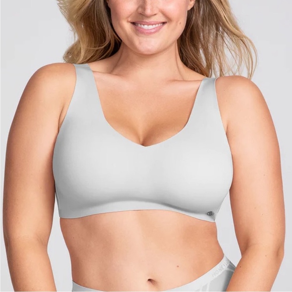 HoneyLove V-Neck Bra in Moondust